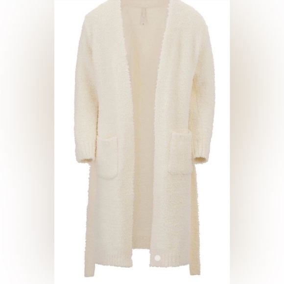 Skims Cream & White Robe - Picture 3 of 3